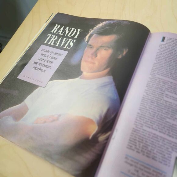 Vintage Music City News Magazine November 1987 Randy Travis Cover Country Music - Picture 4 of 7